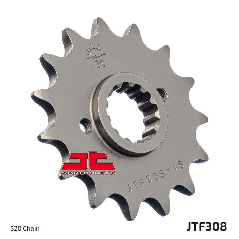 JT Sprockets Front Steel Sprocket 15 Tooth 15T 520 Chain For Suzuki GSXR1100 L 1990-1992 JTF308.15