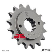 JT Sprockets Front Steel Sprocket 16 Tooth 16T 525 Chain JTF314.16