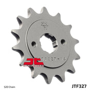 JT Sprockets Front Steel Countershaft Sprocket 12 Tooth 12T 520 Chain For Honda XL125 V Varadero 80 Kmh Version 2001-11 JTF327.12