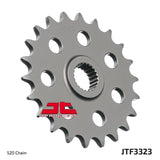 JT Sprockets Front Steel Countershaft Sprocket 24 Tooth 24T 520 Chain For Polaris Big Boss 300 6x6 1994 JTF3323.24