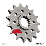 JT Sprockets Front Steel Sprocket 15 Tooth 15T 520 Chain For BMW G450X 2008-2011 JTF403.15