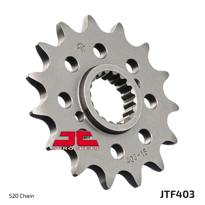 JT Sprockets Front Steel Sprocket 15 Tooth 15T 520 Chain For Husqvarna SMR449 2011 JTF403.15