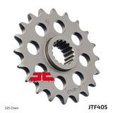 JT Sprockets Front OEM Type Rubber Cushioned Sprocket 20 Tooth 20T 525 Chain