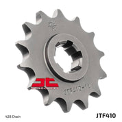 JT Sprockets Front Steel Sprocket 14 Tooth 14T 428 Chain JTF410.14