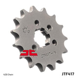 JT Sprockets Front Steel Sprocket 15 Tooth 15T 428 Chain For Kawasaki Eliminator 125 BN125A 1998-2007 JTF417.15