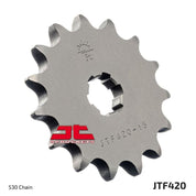 JT Sprockets Front Steel Countershaft Sprocket 15 Tooth 15T 530 Chain JTF420.15