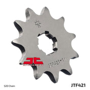 JT Sprockets Front Steel Countershaft Sprocket 11 Tooth 11T 520 Chain For Yamaha Tri Moto 125 YT125 J,K,L,N 1982-1985 JTF421.11
