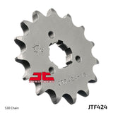JT Sprockets Front Steel Countershaft Sprocket 16 Tooth 16T 530 Chain For Yamaha XS360 C/D/2D 1976-1977 JTF424.16