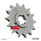 JT Sprockets Front Steel Sprocket 14 Tooth 14T 520 Chain For Suzuki PE250 N 1978-1979 JTF431.14