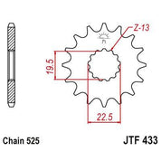JT Sprockets Front Steel Sprocket 14 Tooth 14T 525 Chain For Suzuki Bandit 400 GSF400 P,R 1993-1994 JTF433.14
