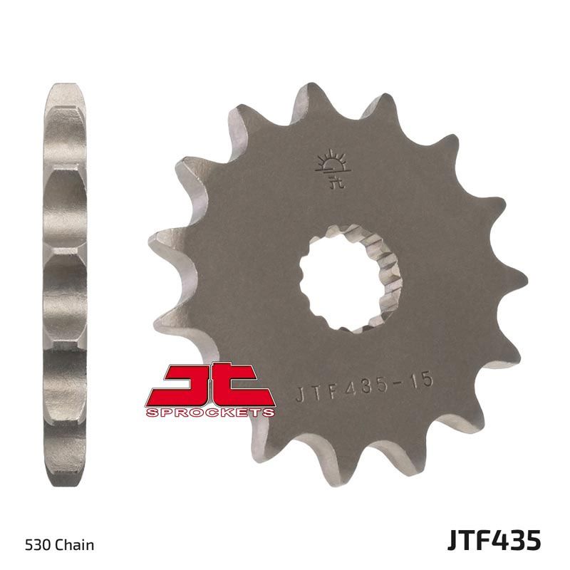 JT Sprockets Front Steel Sprocket 15 Tooth 15T 530 Chain For Suzuki GSX400 FWS D 1983-1984 JTF435.15