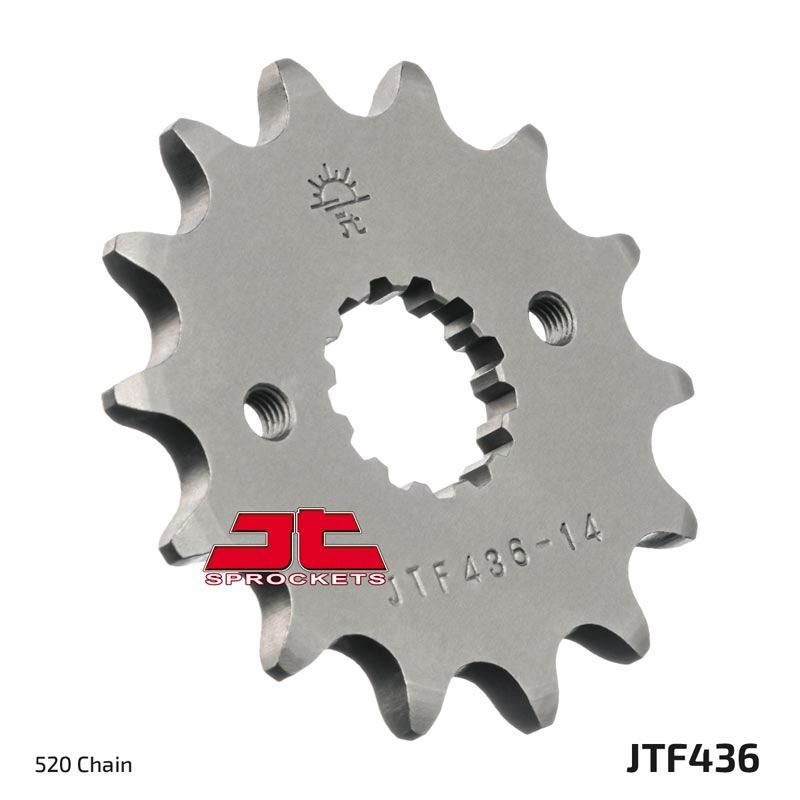 JT Sprockets Front Steel Sprocket 14 Tooth 14T 520 Chain For Suzuki RG250 Gamma WD,WE 1983-1984 JTF436.14