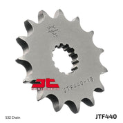JT Sprockets Front Steel Sprocket 15 Tooth 15T 532 Chain For Suzuki GSXR1100 K 1989 JTF440.15