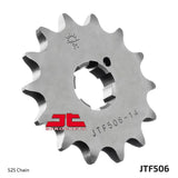 JT Sprockets Front Steel Sprocket 14 Tooth 14T 525 Chain For Kawasaki S1 Mach 250 B 1973-1975 JTF506.14