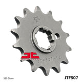 JT Sprockets Front Steel Countershaft Sprocket 14 Tooth 14T 520 Chain For Kawasaki KX500 B2 1986 JTF507.14