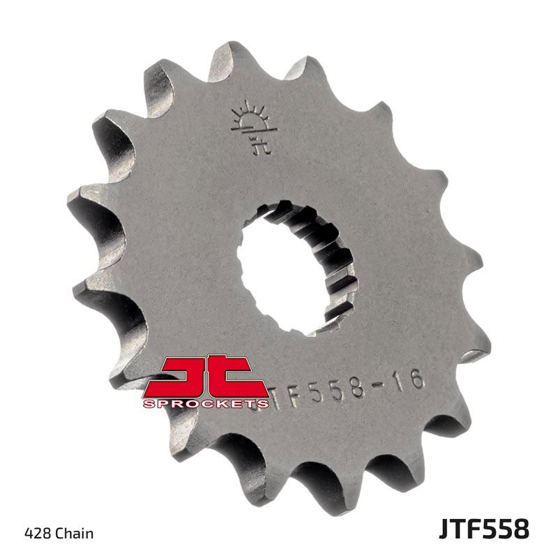 JT Sprockets Front Steel Countershaft Sprocket 14 Tooth 14T 428 Chain For Yamaha YZ85 Large Wheel 2002-18 JTF558.14