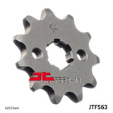 JT Sprockets Front Steel Sprocket 15 Tooth 15T 420 Chain For Suzuki RV50 X / D Van Van 2015-2016 JTF563.15