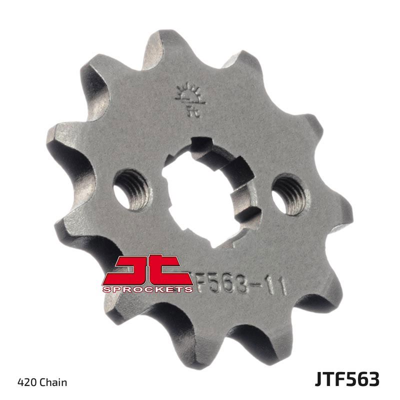 JT Sprockets Front Steel Countershaft Sprocket 11 Tooth 11T 420 Chain JTF563.11