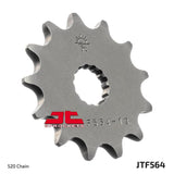 Piñón de contraeje delantero de acero JT Sprockets, 13 dientes, cadena 520 para Yamaha WR200 RB, D, E 1991-1993 JTF564.13
