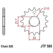JT Sprockets Front Steel Countershaft Sprocket 15 Tooth 15T 520 Chain For Kawasaki Versys 650 KLE650 ABS HNF 2022 JTF565.15