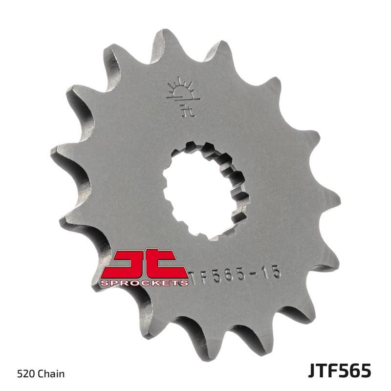 JT Sprockets Front Steel Countershaft Sprocket 15 Tooth 15T 520 Chain For Kawasaki Vulcan S 650 EN650 CRF 2024 JTF565.15