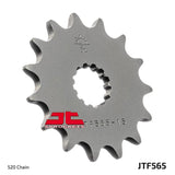 JT Sprockets Front Steel Countershaft Sprocket 15 Tooth 15T 520 Chain For Kawasaki Ninja 650R EX650C C9F 2009 JTF565.15