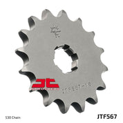 JT Sprockets Front Steel Sprocket 17 Tooth 17T 530 Chain JTF567.17