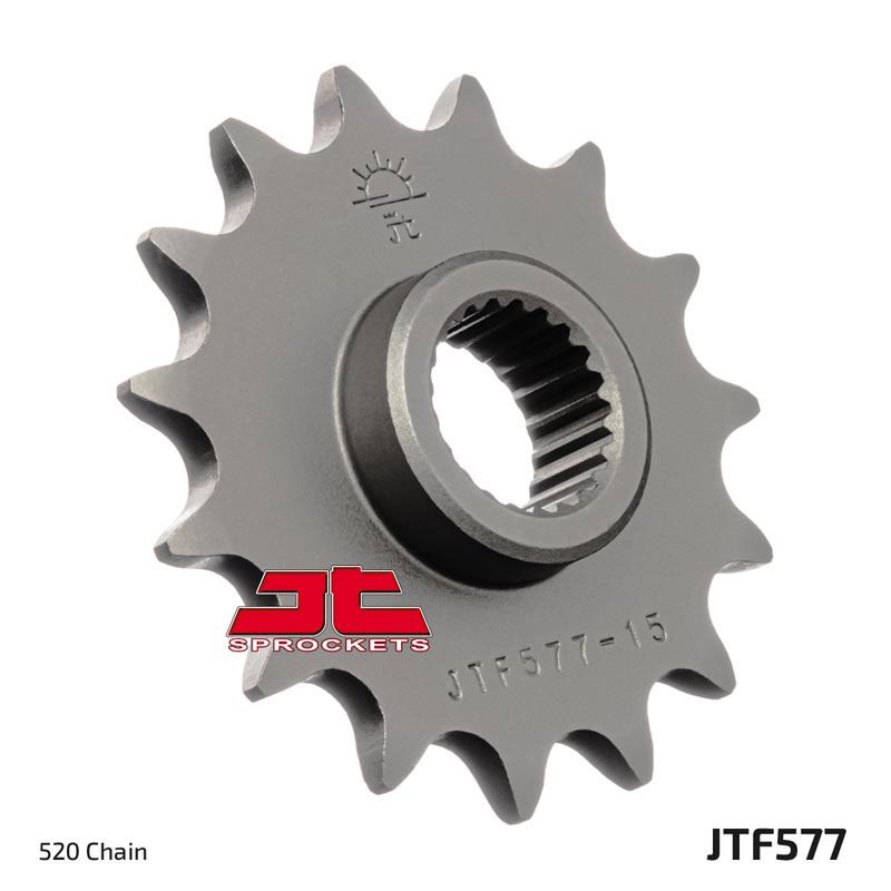 JT Sprockets Front Steel Countershaft Sprocket 15 Tooth 15T 520 Chain For MZ Tour 660 1997-1998 JTF577.15