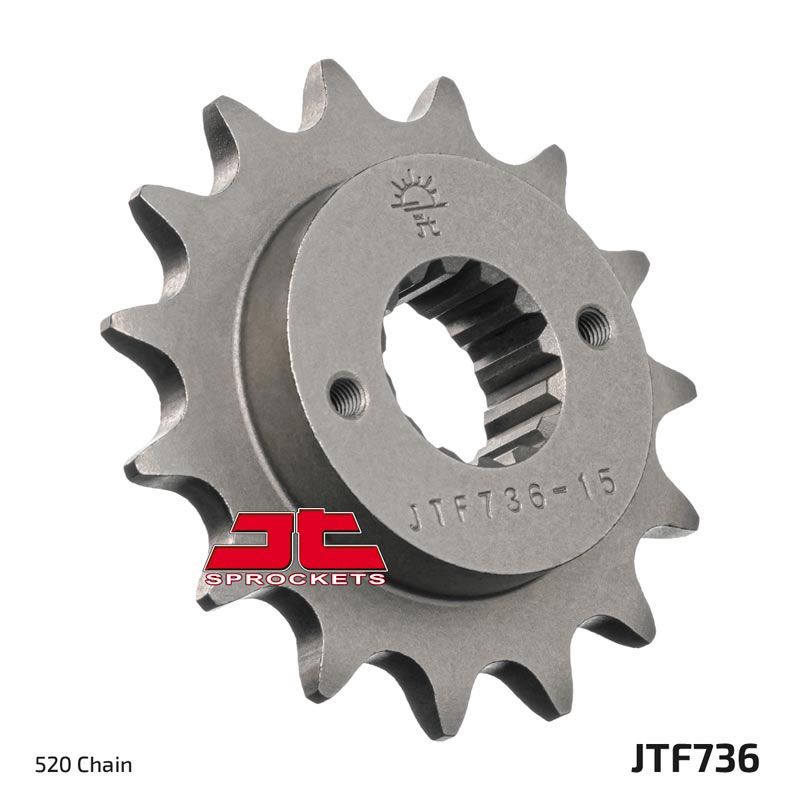 JT Sprockets Front Steel Sprocket 15 Tooth 15T 520 Chain For Ducati Sport 800 2003 JTF736.15