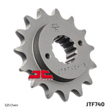 Piñón delantero de acero JT Sprockets, 15 dientes, cadena 525 para Ducati Multistrada V2 937 2022-2023 JTF740.15
