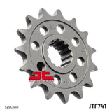 JT Sprockets Front Steel Sprocket 15 Tooth 15T 525 Chain For Ducati 749 R 2006 JTF741.15