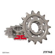 JT Sprockets Front OEM Type Rubber Cushioned Sprocket 15 Tooth 15T 520 Chain