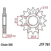 JT Sprockets Front Steel Sprocket 14 Tooth 14T 525 Chain For Benelli TRK 502 2017-2021 JTF781.14