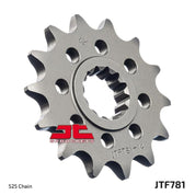 JT Sprockets Front Steel Sprocket 14 Tooth 14T 525 Chain For Benelli TRK 502 2017-2021 JTF781.14