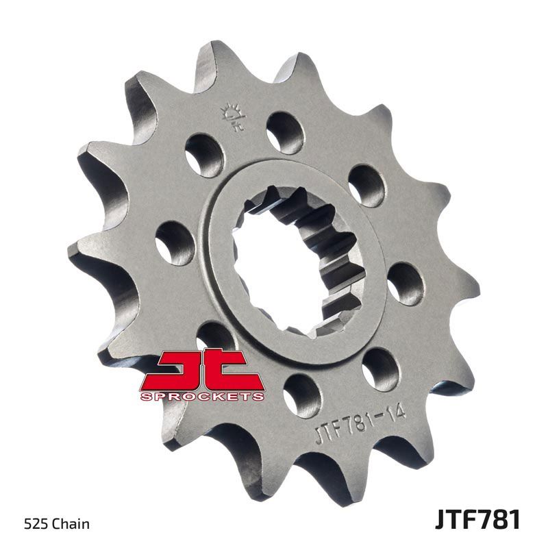 JT Sprockets Front Steel Sprocket 14 Tooth 14T 525 Chain For Benelli TRK 502 2017-2021 JTF781.14