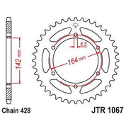 JT Sprockets Rear Steel Sprocket 52 Tooth 52T 428 Chain For Hyosung GT125 R Supersport 2006-2014 JTR1067.52