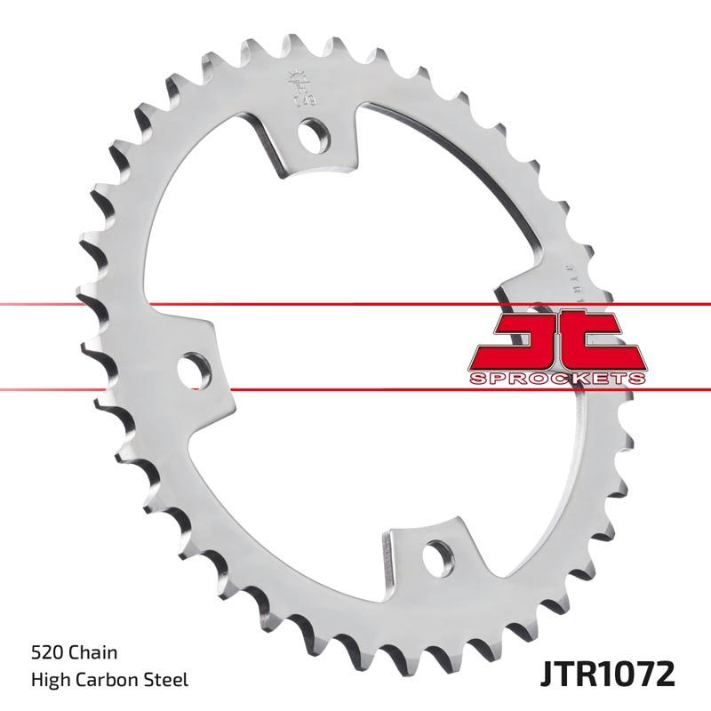 JT Sprockets Rear Steel Sprocket 38 Tooth 38T 520 Chain For Kymco 250 KXR / KXU 2002-2013 JTR1072.38