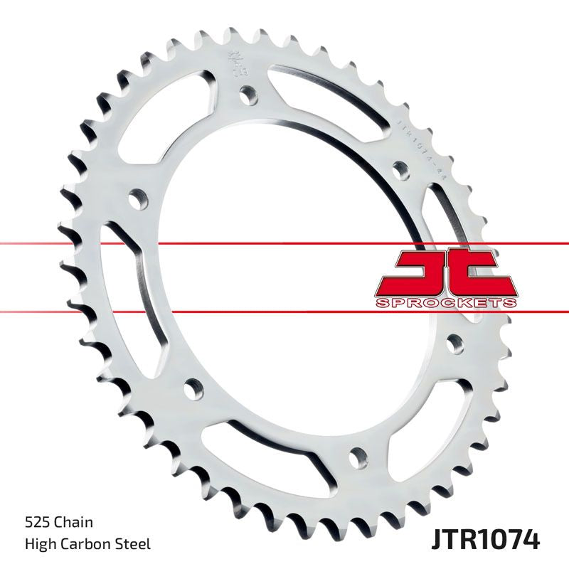 JT Sprockets Rear Steel Sprocket 44 Tooth 44T 525 Chain For Hyosung GT650S Comet FI 2010 JTR1074.44