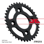 JT Sprockets Rear Steel Sprocket 37 Tooth 37T 420 Chain JTR1213.37