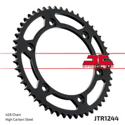 JT Sprockets Rear Steel Sprocket 51 Tooth 51T 428 Chain For Honda Interceptor VTR VTR250 1989-1990 JTR1244.51