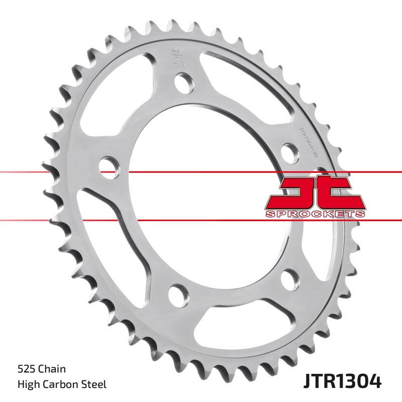 JT Sprockets Rear Steel Sprocket 41 Tooth 41T 525 Chain For Honda Shadow ACE 750 VT750C Black Widow 2000-2003 JTR1304.41