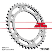 JT Sprockets Rear Steel Sprocket 40 Tooth 40T 530 Chain JTR1306.40