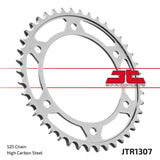 JT Sprockets Rear Steel Sprocket 45 Tooth 45T 525 Chain For Honda CBR600F 2,3,4,5,6,7 2002-2007 JTR1307.45