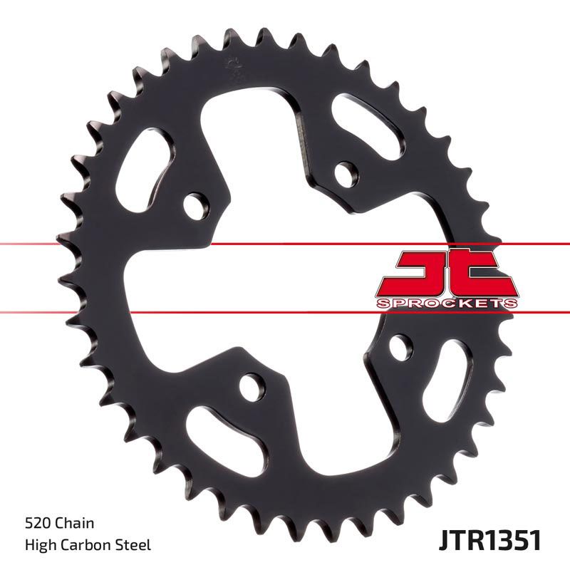 JT Sprockets Rear Steel Sprocket 40 Tooth 40T 520 Chain For Honda ATC350X 1985 JTR1351.40