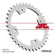 JT Sprockets Rear Steel Sprocket 38 Tooth 38T 520 Chain JTR1415.38