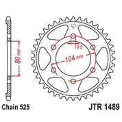 JT Sprockets Rear Steel Sprocket 40 Tooth 40T 525 Chain JTR1489.40