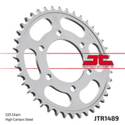 JT Sprockets Rear Steel Sprocket 43 Tooth 43T 525 Chain For Kawasaki Versys 1000 KLZ1000 SE LT+ 2020-2024 JTR1489.43