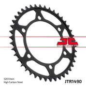 JT Sprockets Rear Steel Sprocket 44 Tooth 44T 520 Chain For Kawasaki Ninja ZX4R ZX400 ABS 1987-1988 JTR1490.44