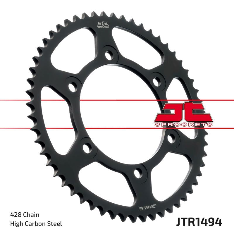 JT Sprockets Front Steel Sprocket 56 Tooth 56T 428 Chain For Kawasaki Z125 Pro BR125 LMF,LMFM 2021 JTR1494.56