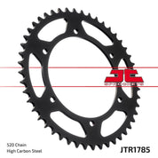 JT Sprockets Rear Steel Sprocket 48 Tooth 48T 520 Chain For Suzuki PE175 Z,D,E 1982-1984 JTR1785.48